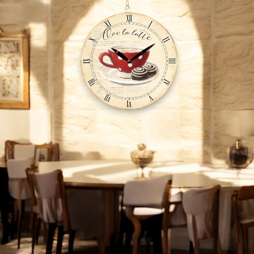 Medium Latte Wall Clock - Image 4