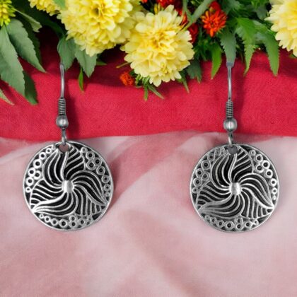 Fan Pattern Earrings