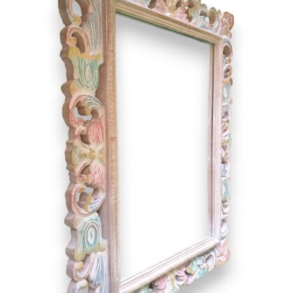 Large Teak Balinese Mirror