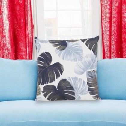 Palm Leaf Outdoor Cushion