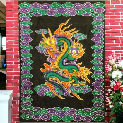 Large Dragon Tapestry Wall Hanging
