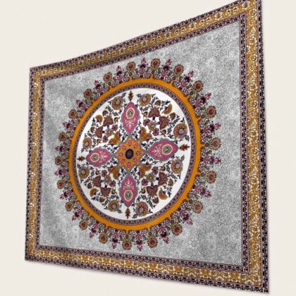 Large Mandala Border Tapestry Wall Hanging