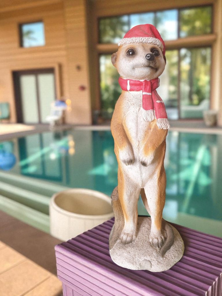 Large Design Toscano Merry Meerkat Statue