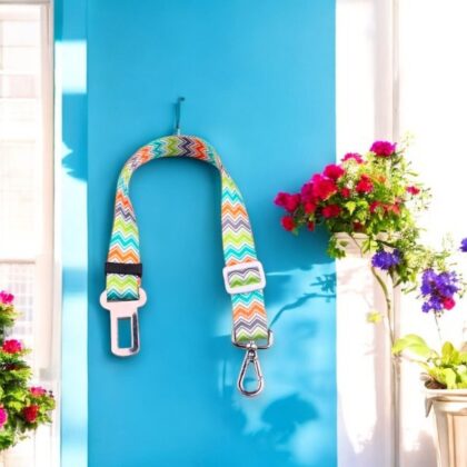 Adjustable Coloured Pet Car Seat Belt