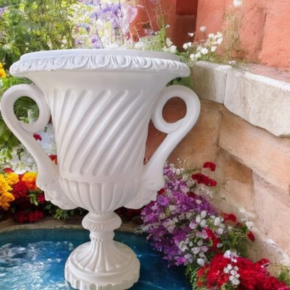 White Urn Vase