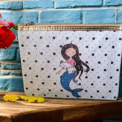 Large Mermaid Cosmetic Bag