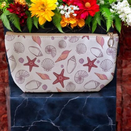 Medium Sea Shell Cosmetic Bag