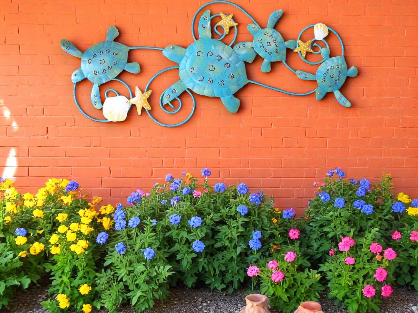 Large Turtle Family Wall Art B - Image 3
