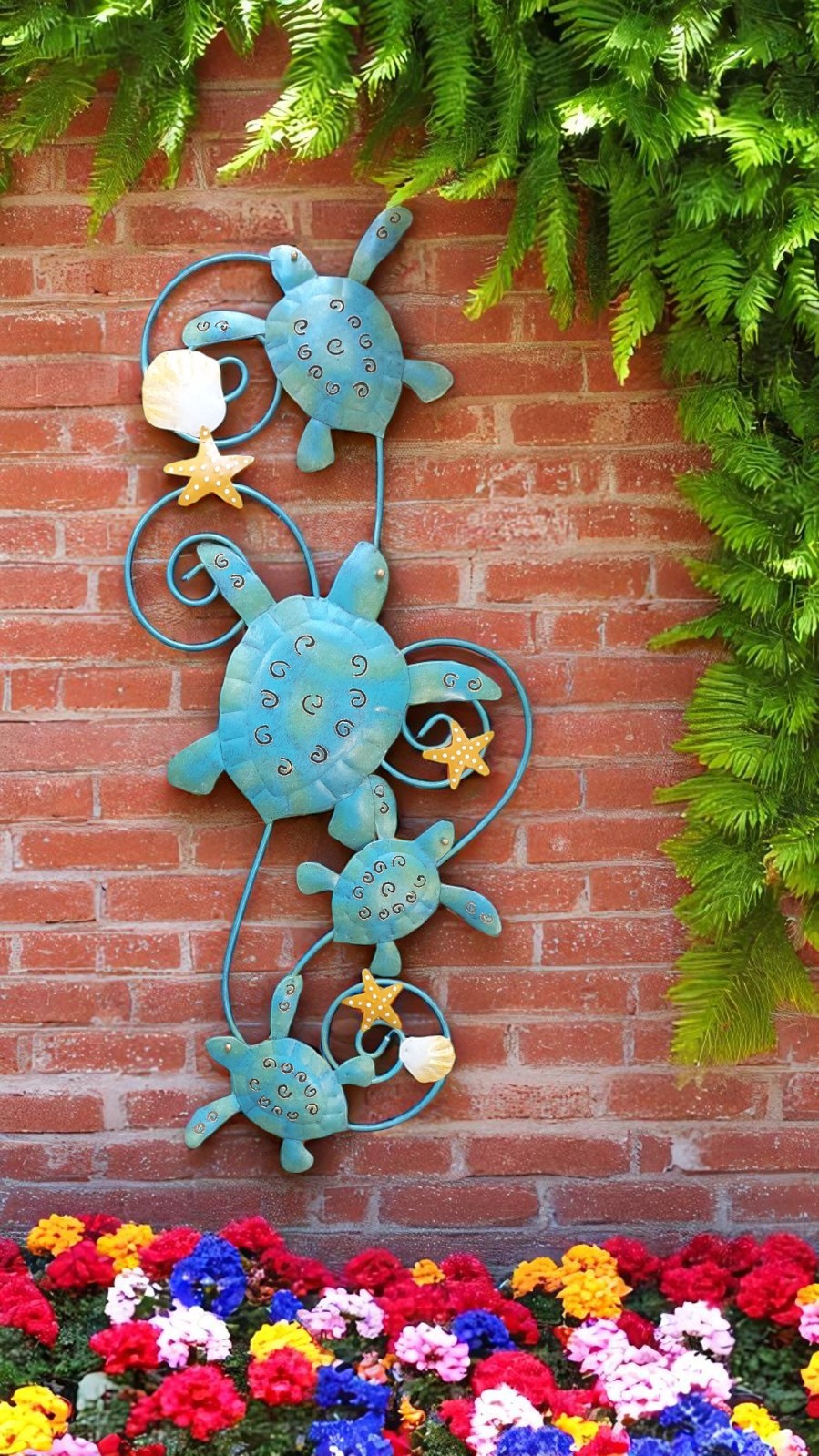 Large Turtle Family Wall Art B - Image 4