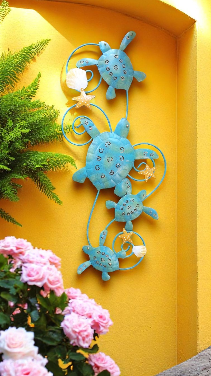 Large Turtle Family Wall Art B - Image 2