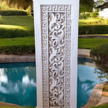 Extra Large White Decorative Pedestal Stand