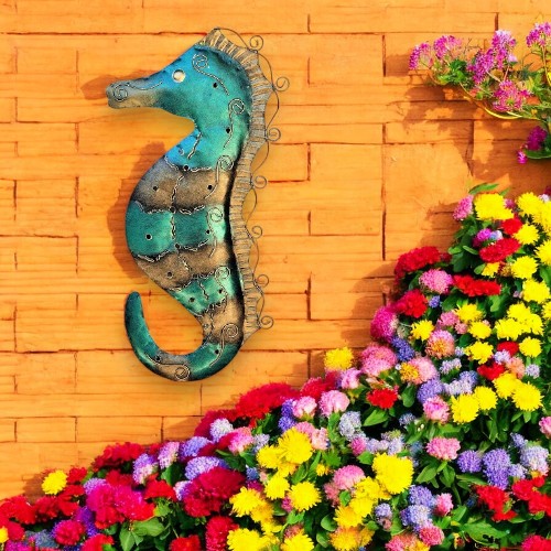 Metal Seahorse Wall Art A - Image 5