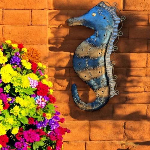 Metal Seahorse Wall Art B - Image 6