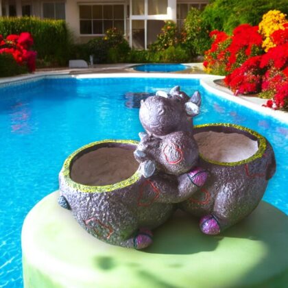 Large Designer Cows Garden Planter