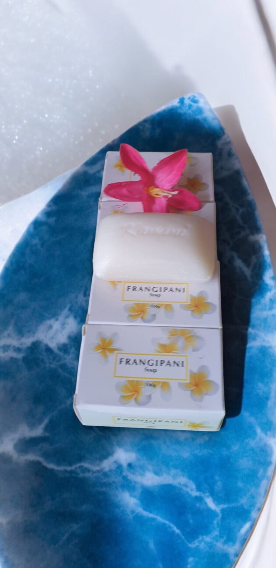 Kamini Frangipani Soap Pack - Image 3