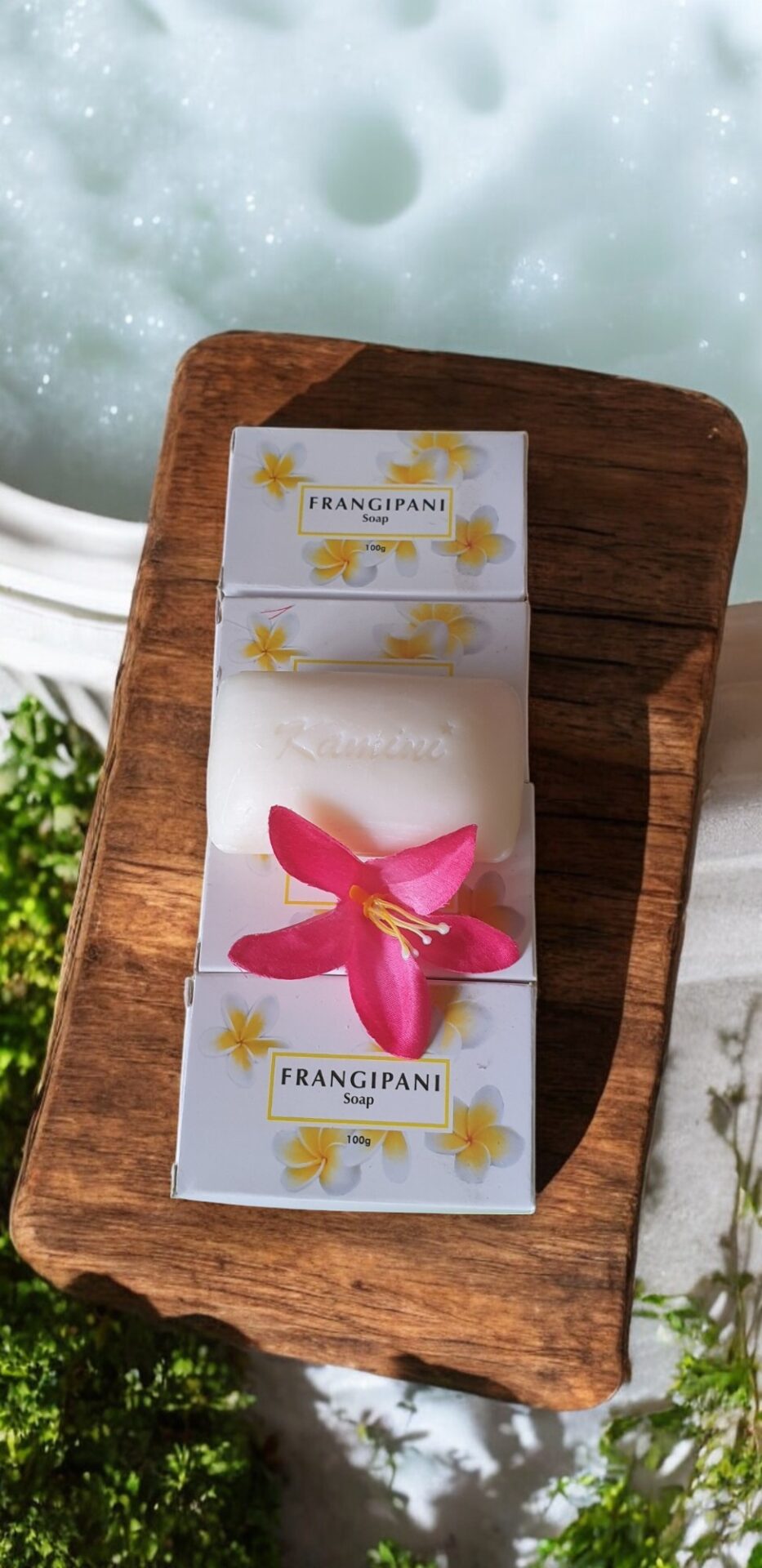 Kamini Frangipani Soap Pack - Image 2