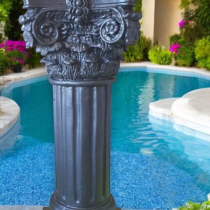 Black Roman Pedestal Stand