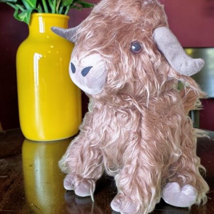 Sitting Highland Cow Door Stop