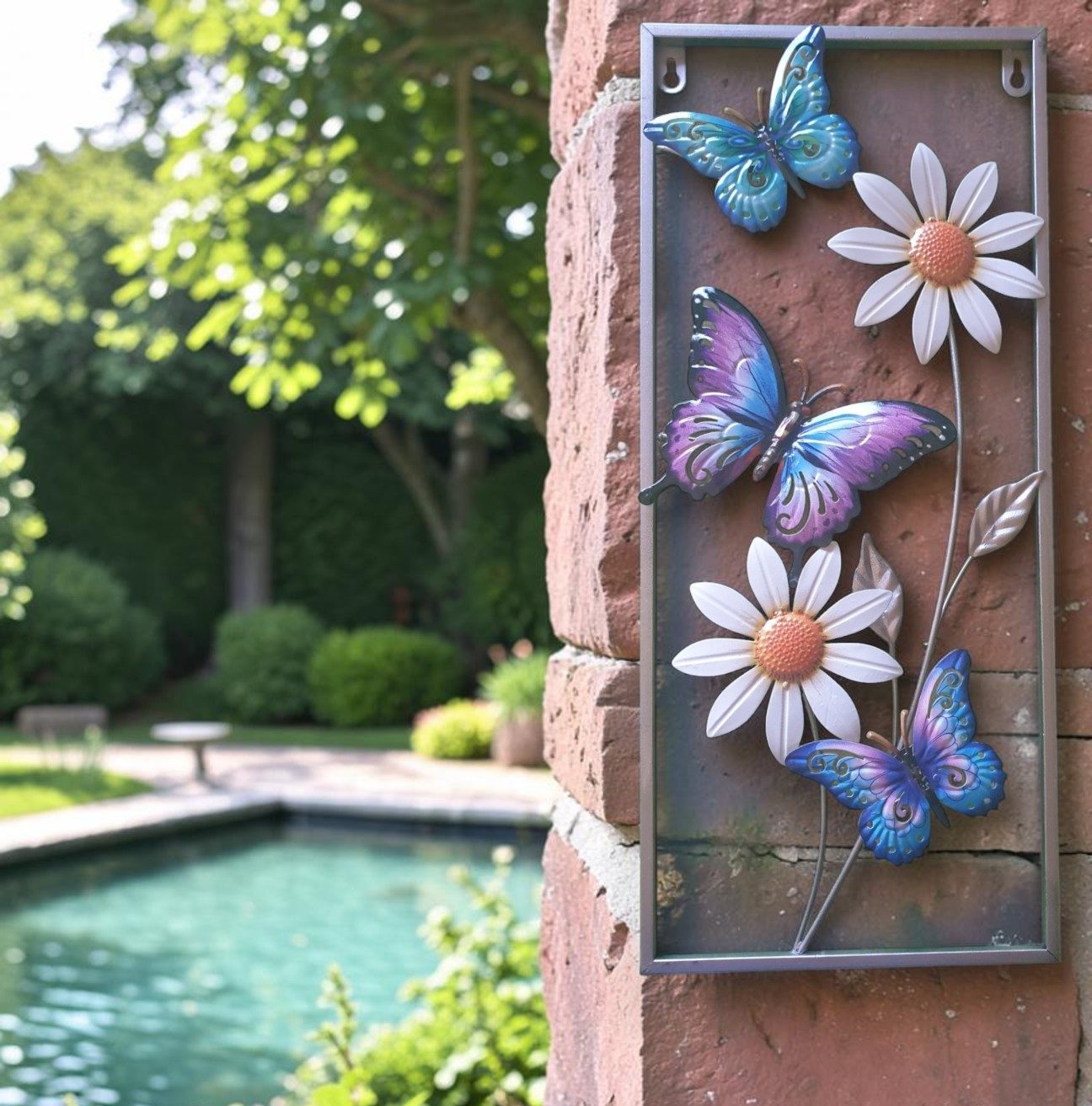 Metal Butterfly Wall Art