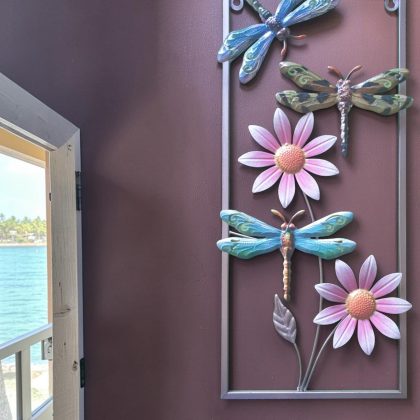 Metal Dragonfly Wall Art