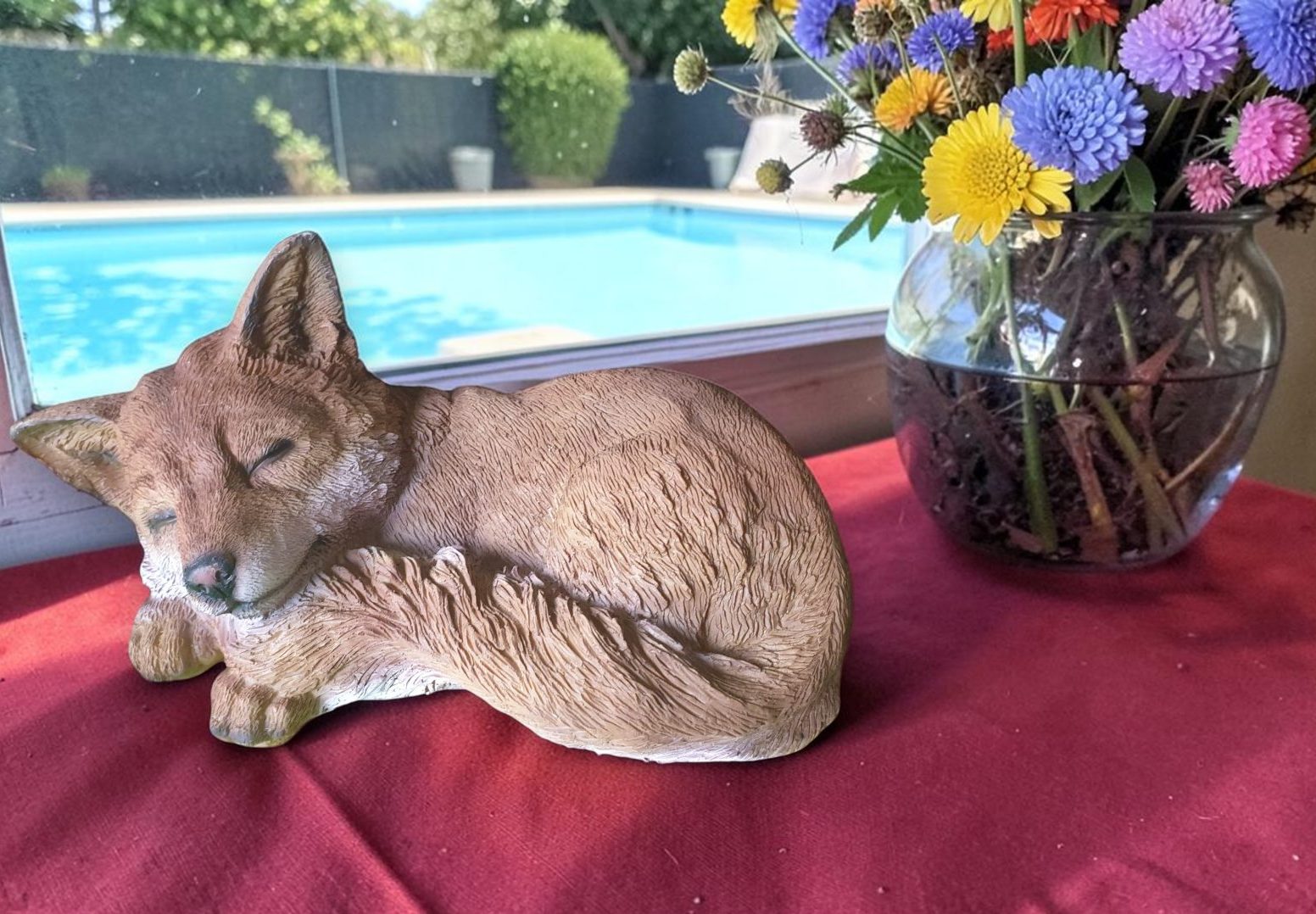 Laying Fox Statue - Image 6