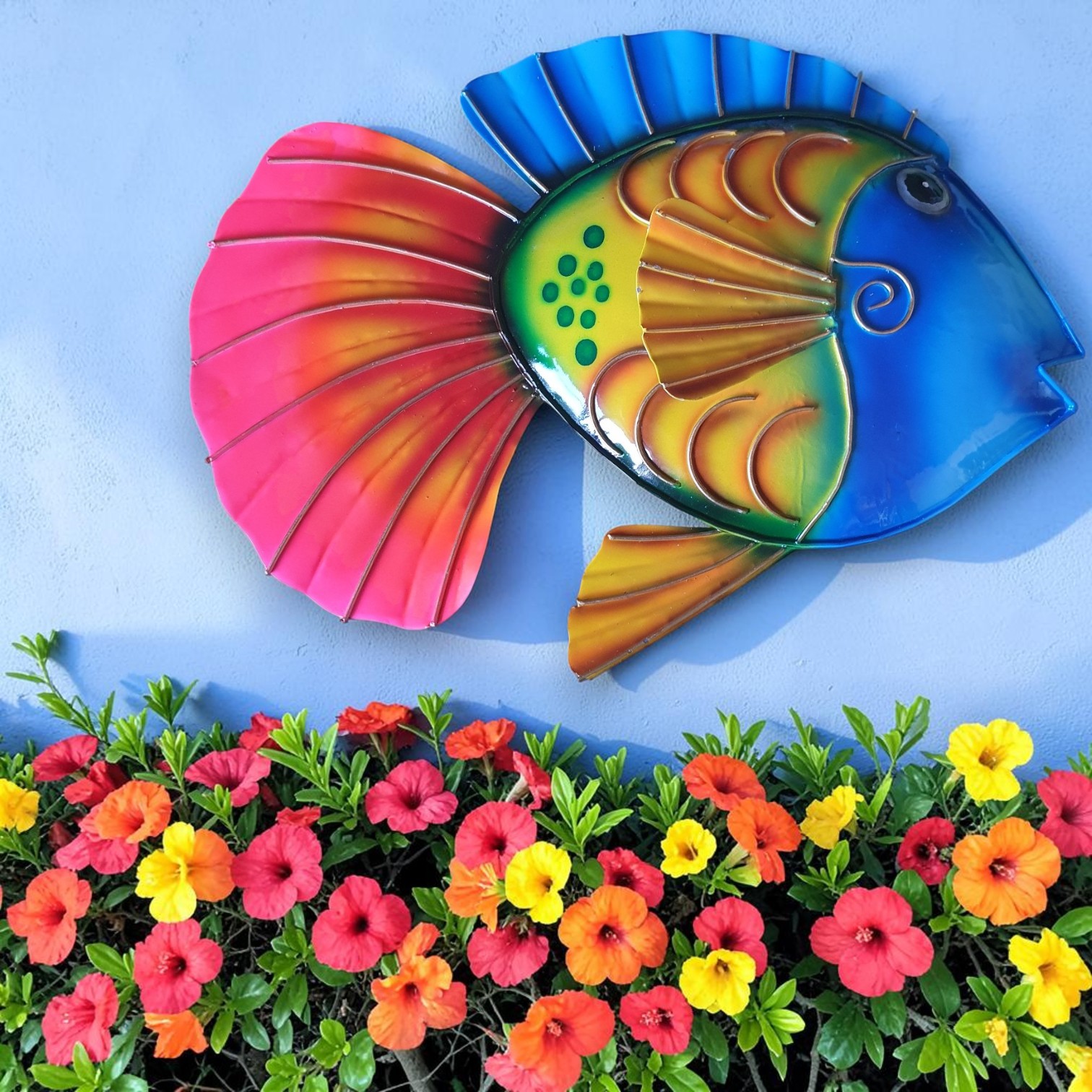 Colourful Fish Wall Art - Image 3