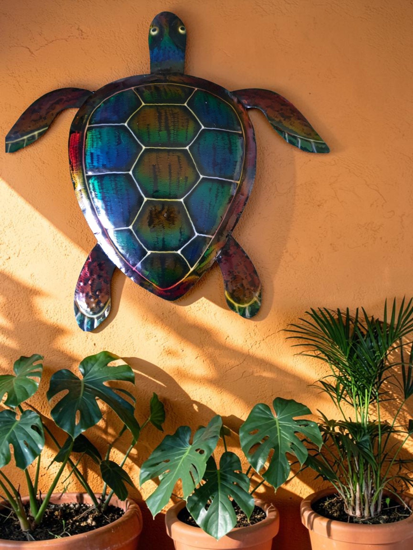 Large Glazed Turtle Wall Art - Image 3