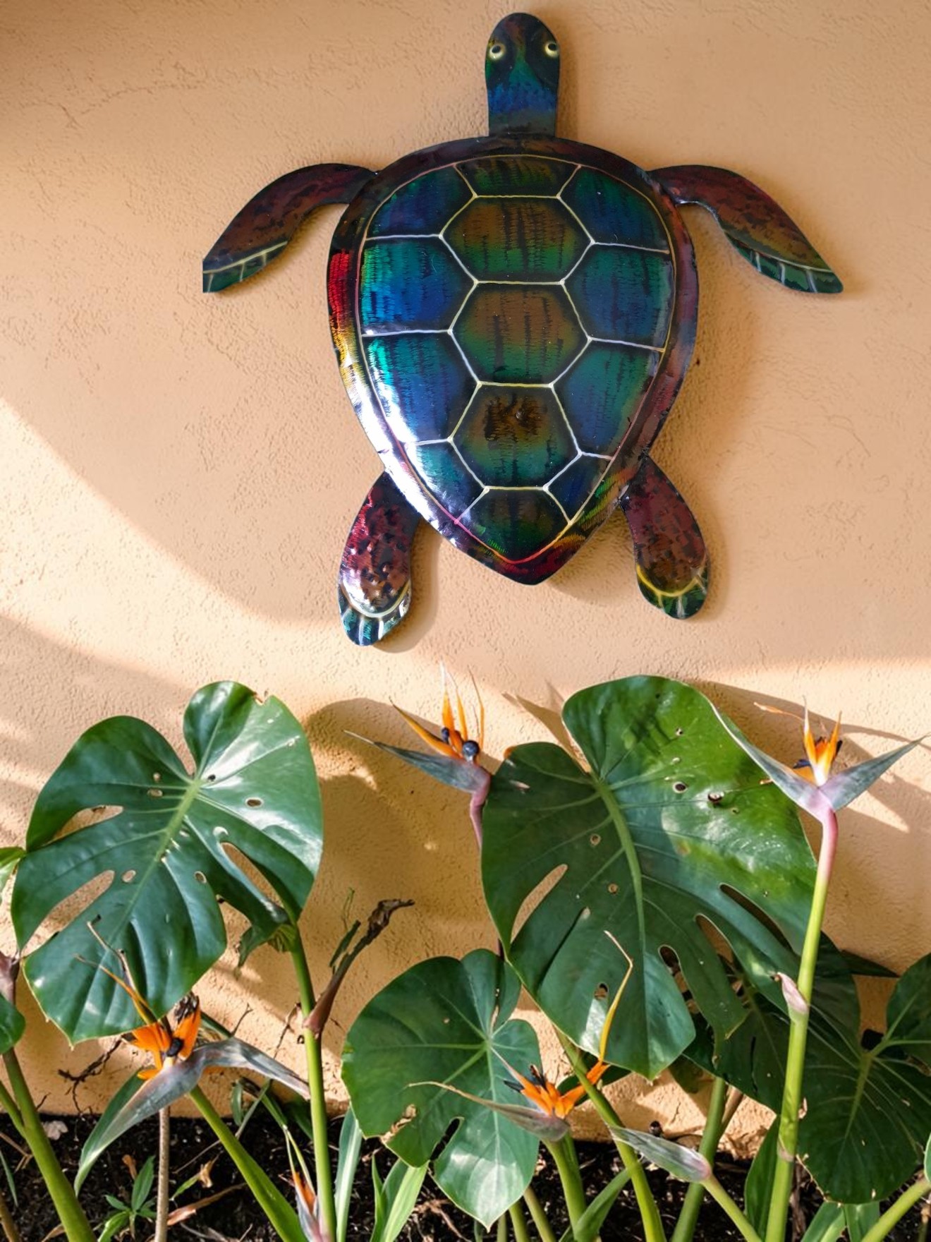 Large Glazed Turtle Wall Art - Image 6