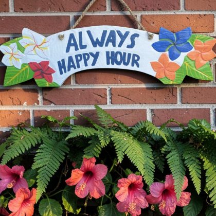 Always Happy Hour Wall Art