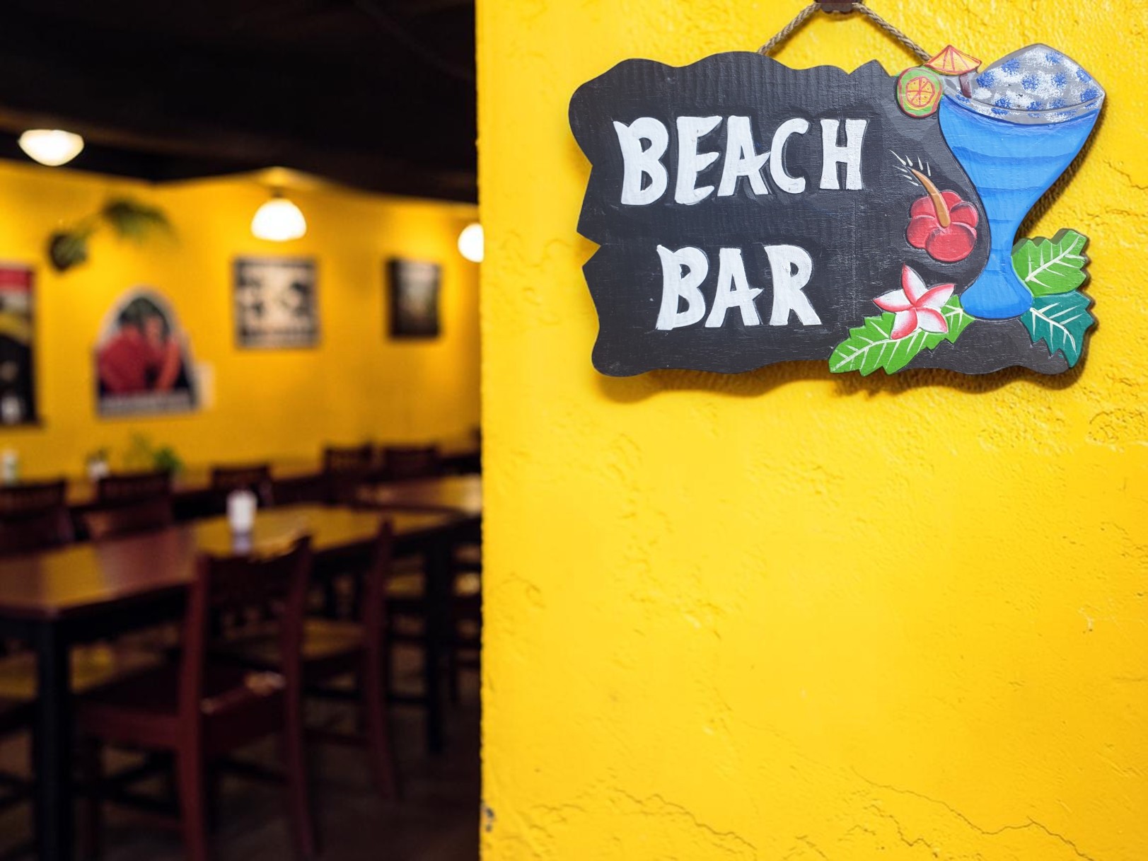 Wooden Beach Bar Wall Art - Image 2