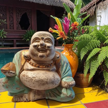 Balinese Wooden Buddha Statue