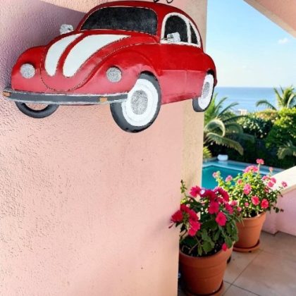 Red VW Wall Art
