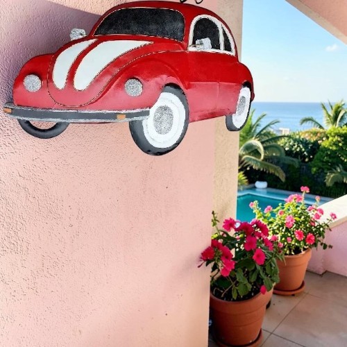 Red VW Wall Art