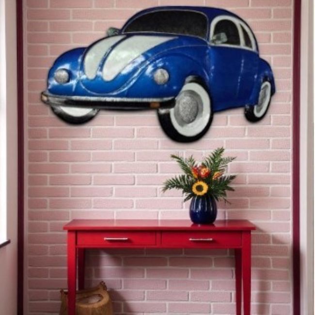 Blue VW Wall Art