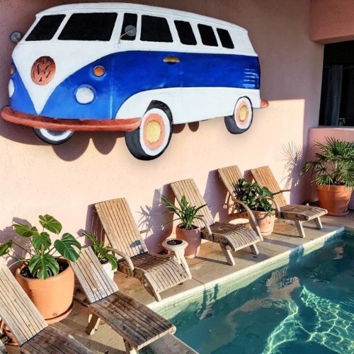 Blue Kombi Wall Art - Image 2